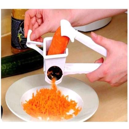 Imagem de Ralador de Queijo Giratório Manual com Lâminas em Inox