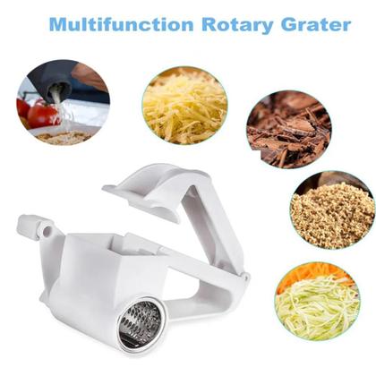 Imagem de Ralador de Queijo Giratório Manual com Lâminas em Inox