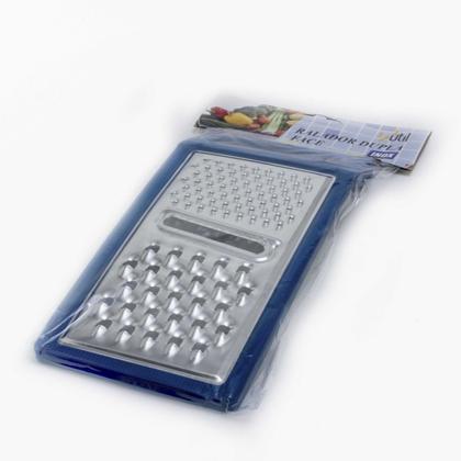 Imagem de Ralador Dupla Face Inox Fatiador Casca Frutas Citricas