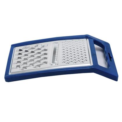 Imagem de Ralador Dupla Face Inox Fatiador Casca Frutas Citricas