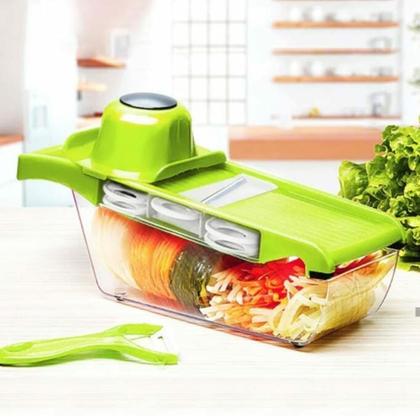 Imagem de Ralador Fatiador Legumes Mandoline Slicer Aço Inox  Original - Cutter