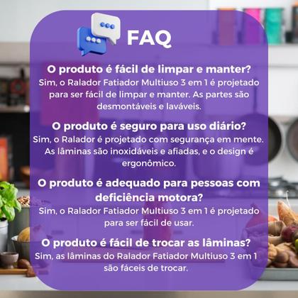 Imagem de Ralador Fatiador Multifuncional Cortador Manual Inox 3 Em 1 Cozinha Verduras Legumes Queijo Repolho