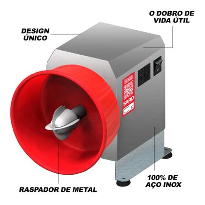 Imagem de Ralador Raspador de Coco Elétrico Bivolt Saro Inox