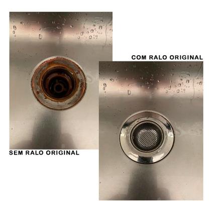 Imagem de Ralinho De Pia Cozinha Grande Borda Inox 11,5cm 1 Unidade