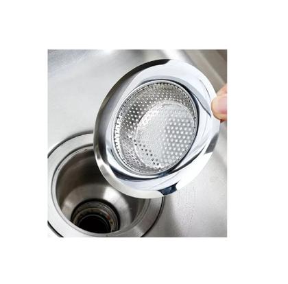 Ralinho Inox Grande C/ Borda Para Pia Ralo 9 cm Imagem de Ralinho Inox Grande C/ Borda Para Pia Ralo 9 cm