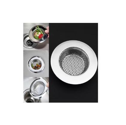 Ralinho Inox Grande C/ Borda Para Pia Ralo 9 cm Imagem de Ralinho Inox Grande C/ Borda Para Pia Ralo 9 cm