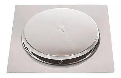 Imagem de Ralo 15X15 Click Inteligente Banheiro Aço Inox Pop Up Click