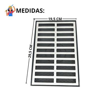 Imagem de Ralo 20x30 Alumínio Anti Insetos com Sistema de Sifão e Coletor Saída Baixa 100mm - 4 polegadas