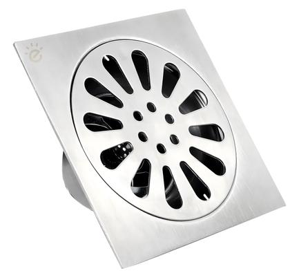 Imagem de Ralo Banheiro Chuveiro Piso Chão Anti Odor Grelha Aço Inox 10cm