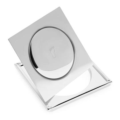 Imagem de Ralo click inteligente 10x10 para banheiro cor inox cromada