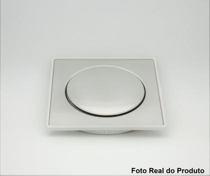 Imagem de Ralo Click Inteligente em Inox 15x 15 Cromado com Com Porta Grelha