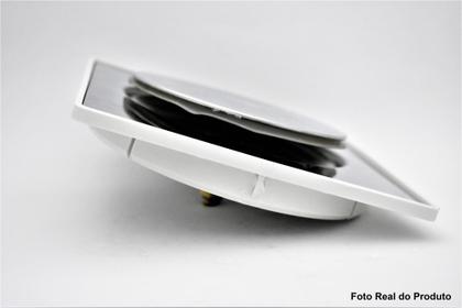 Ralo Click Inteligente em Inox 15x 15 Cromado com Com Porta Grelha - Water Imagem de Ralo Click Inteligente em Inox 15x 15 Cromado com Com Porta Grelha