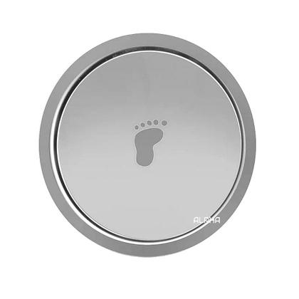 Imagem de Ralo Click Inteligente P/ Banheiro Redondo 15 Cm Inox Cromo
