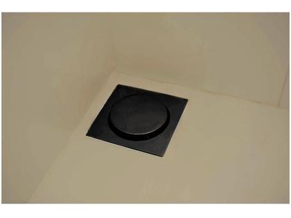 Imagem de Ralo Click Quadrado Inox 15x15cm Ducon Metais - Black BL6190 Preto Fosco
