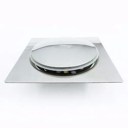 Imagem de Ralo Click Up Inteligente Banheiro 10x10 cm Inox - R10