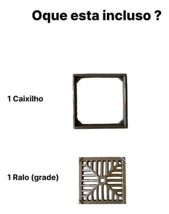 Imagem de Ralo De Ferro Fundido 40x40 C/caixilho Para Área Externa