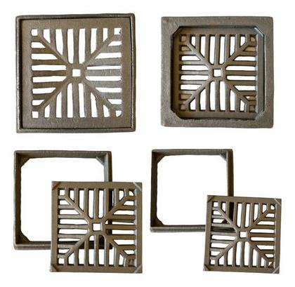 Imagem de Ralo De Ferro Fundido Área Externa Resistente A Peso 15 X 15