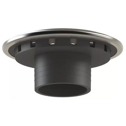 Imagem de Ralo/Dreno Lateral de Parede Anti Hair Inox/ABS - Inaqua