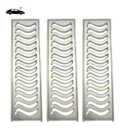 Imagem de Ralo Grelha Linear 15x150 Com Aro De Fixação(03 Pçs 15x50) 