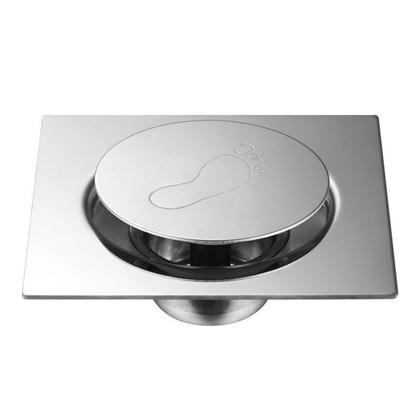Imagem de Ralo Inteligente 10x10 Aço Inox Para Banheiro Sistema Click