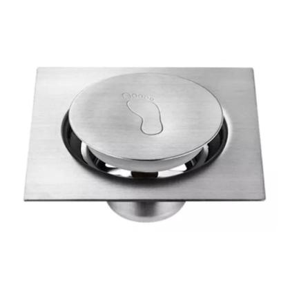 Imagem de Ralo Inteligente Click Banheiro 15x15 Cm Inox Smart Padrão