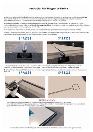 Imagem de Ralo Linear 1 M X 11 Cm /1,5 Cm Margem De Piscina Alumínio