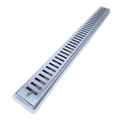 Ralo Linear 5x70 Inox Escamoteavel Coletor Raso 3cm Banheiro Branco ...