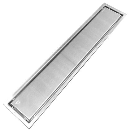 Imagem de Ralo Linear Embralumi Oculto Invisível Piso Aço Inox 50x10cm