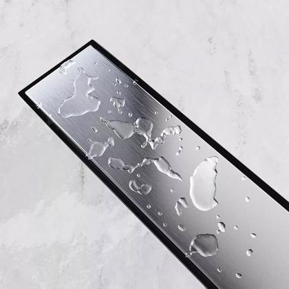 Imagem de Ralo Linear Oculto 20cm Inox Banheiro Lavabo Invisivel Anti Odor Anti Inseto Seguro Resistente Higienico