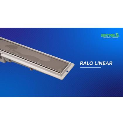 Imagem de Ralo linear premium 5x70cm inox luxo estrela