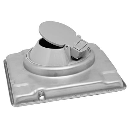 Imagem de Ralo Oculto Embralumi Square Invisível Anti Odor Aço Inox 15x15cm