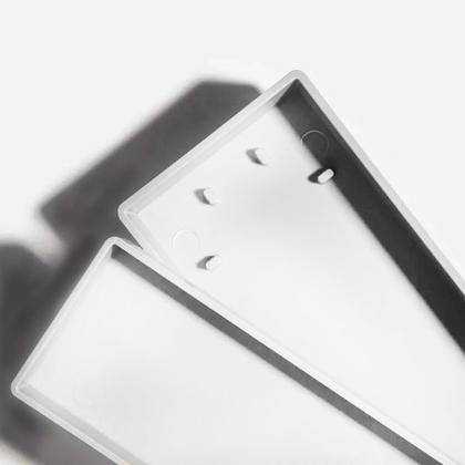 Imagem de Ralo Oculto Linear de Embutir 5x50 Para Porcelanato Branco