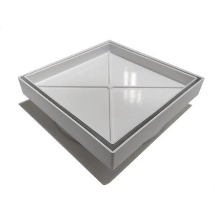 Imagem de Ralo para Banheiro 15x15 Oculto invisível Embutido Cola Piso / Porcelanato Anti inseto e Anti Odor