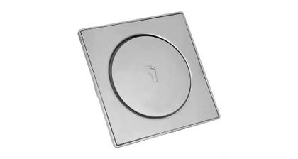 Imagem de Ralo Quadrado 10x10cm Click Inteligente Inox Flvx Hidro