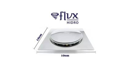 Imagem de Ralo Quadrado 10x10cm Click Inteligente Inox Flvx Hidro