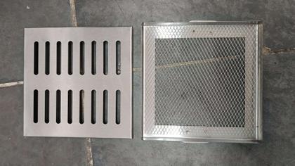 Imagem de Ralo Quadrado Grelha Inox 20x20 com Tela e Aro