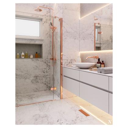 Imagem de Ralo Tampa Oculta Linear Elleve Royal 100cm - 133