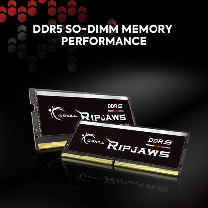 Imagem de RAM G.Skill Ripjaws DDR5 SO-DIMM 32 GB (2x16 GB) 5200 MT/s