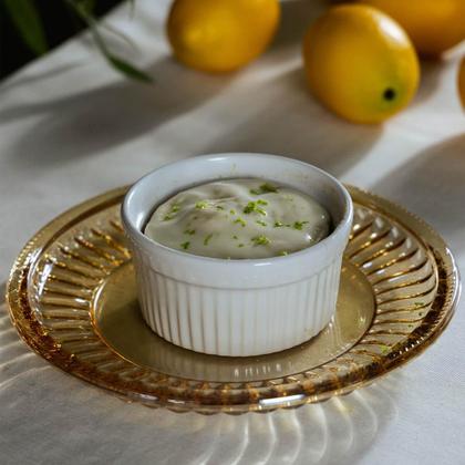 Imagem de Ramequim Tigela de Porcelana 10x5cm Classic Lyor Branco para Sobremesa Suflês Molhos