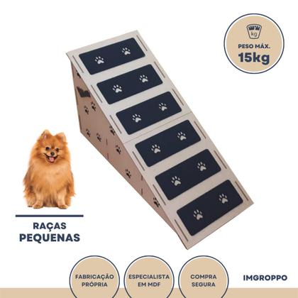 Imagem de Rampa Escada Pet  45cm para Sofá e Cama