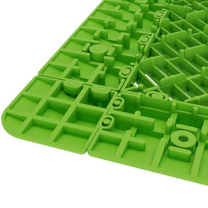 Imagem de Rampa femea fixação/acabamento deck/piso modular verde fluorescente