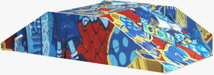 Imagem de Rampa Pista Skate de Dedo Miniatura Skate de brinquedo Radical Obstaculos