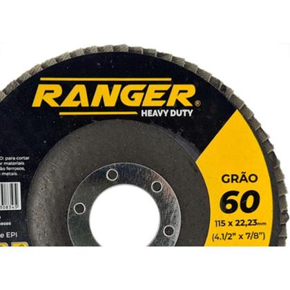 Imagem de Ranger Disco Flap  4.1/2 X 60 - Kit C/10 Un