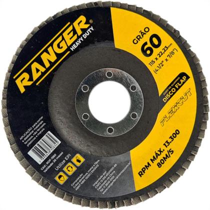 Imagem de Ranger Disco Flap  4.1/2 X 60 - Kit C/10 Un