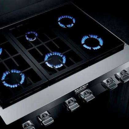 Imagem de Rangetop Brastem Gourmand 6 Queimadores Inox 127v BDR90ARNNA