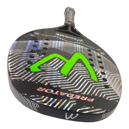 Raquete Beach Tennis Camewin 100% Fibra Carbono 12K Predator Imagem de Raquete Beach Tennis Camewin 100% Fibra Carbono 12K Predator