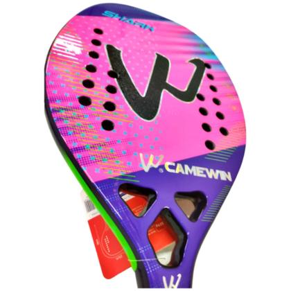 Imagem de Raquete Beach Tennis Camewin Full Carbon 3K + Capa