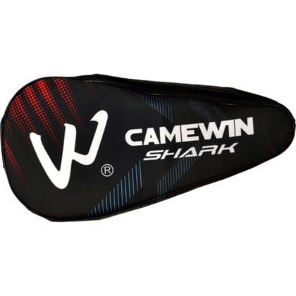 Imagem de Raquete Beach Tennis Camewin Full Carbon 3K - Shark Cinza