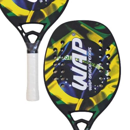 Imagem de Raquete beach tennis wbt kevlar fibra carbono profissional