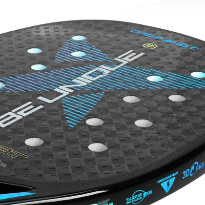 DROP SHOT X-Drive Beach Tennis Schläger – Ovales Design, Carbon-Rahmen, Für Fortgeschrittene & Professionelle Spieler